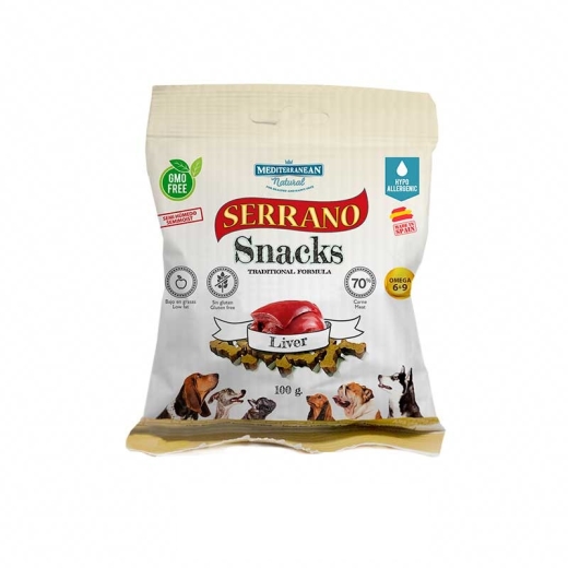 Serrano Snack Liver лакомство для собак 100 г (арт ЛС-40) - 1
