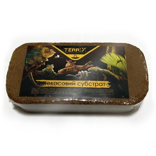 Terrix coco substrate кокосовый субстрат 7 л (арт 00-00010090) - 1