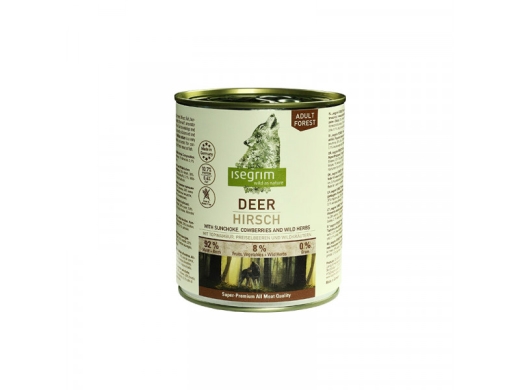 Isegrim Deer With Sunchoke влажный корм для собак 400 г (арт 95707) - 1