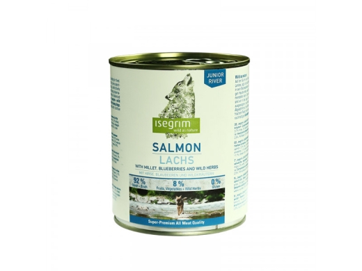Isegrim Junior Salmon With Millet вологий корм для цуценят 800 г (арт 95701) - 1