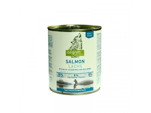 Isegrim Salmon With Millet вологий корм для собак 800 г (арт 95705) - 1