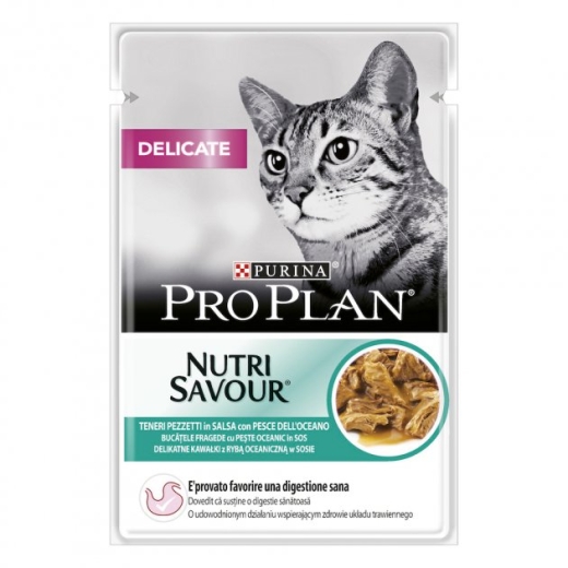Purina Pro Plan Cat Delicate влажный корм для кошек 85 г (арт 7613287107664) - 2