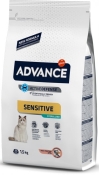 Advance Cat Sterilized Sensitive Salmon сухой корм для стерилизованных котов с чувствительным пищеварением с лососем 1.5 кг (арт 922080)