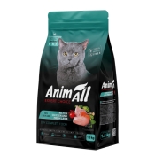 Animall Cat Sterilised Fresh Chicken and Lamb сухой корм для стерилизованных кошек со свежей курицей и ягненком 1.5 кг (арт 178605)