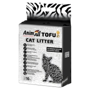 AnimAll Tofu наповнювач соєвий для котячих туалетів з активованим вугіллям 10 л (арт 179891)