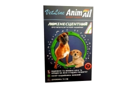 AnimAll Люми ошейник противопаразитарный люминисцентный для собак от блох и клещей зеленый 70 см (арт 114998)
