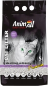 AnimAll наповнювач бентонітовий для котячих туалетів білий з ароматом лаванди 5 л (арт 144568)