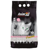 AnimAll Baby Powder наповнювач бентонітовий для котячих туалетів з ароматом дитячої пудри 10 л (арт 144573)