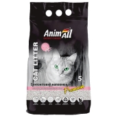 AnimAll Baby Powder наповнювач бентонітовий для котячих туалетів з ароматом дитячої пудри 5 л (арт 144571)