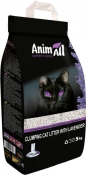 AnimAll наповнювач бентонітовий для котячих туалетів, що комкується з ароматом лаванди 5 кг (арт 65252)