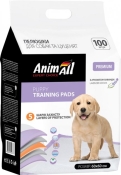 AnimAll Puppy Training Pads Lavender пелюшки для собак і цуценят, з ароматом лаванди 100 шт. (арт 147964)