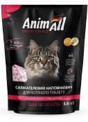 AnimAll Рожевий сапфір наповнювач силікагелевий для котячих туалетів 3.8 л (арт 180207)