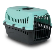 Bergamo Gipsy 2 large Plastic переноска для собак и котов 58х38х38 см, Голубой (арт 8058093271052)