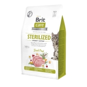 Brit Care Sterilized Immunity Support беззерновой сухой корм для стерилизованных котов 0.4 кг (арт 172544)