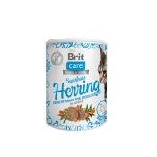 Brit Care Cat Snack Superfruits Herring лакомство для кошек с сельдью, 100 г (арт 100653)