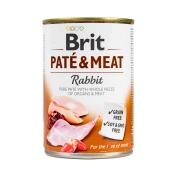 Brit Pate & Meat Rabbit/Chicken консервы для собак всех пород 400 г (арт 100863/100076/0311)