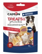 Camon Dog Treats Dice With Sweet Potato&Cod Skin ласощі для собак шматочки батату зі шкірою тріски 80 г (арт AE071)