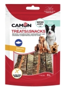 Camon Dog Treats Large Strips Salmon лакомство для собак большие полоски лосося 80 г (арт AE073)