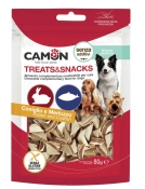 Camon Dog Treats Triangular Sandwich With Rabbit&Cod лакомство для собак треугольный сэндвич с кроликом и треской 80 г (арт AE608)