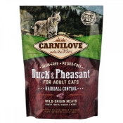 Carnilove Cat Duck & Pheasant Hairball Control сухой корм для кошек для выведения комков шерсти 0.4 кг (арт 170191/2355)