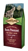 Carnilove Cat Duck & Pheasant Hairball Control сухой корм для кошек для выведения комков шерсти 6 кг (арт 170203/2331)
