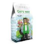 Cat's Way Aloe Vera наповнювач бентонітовий для котячих туалетів з ароматом алоє вера 10 л (арт 10л  C WAY Зеленый)
