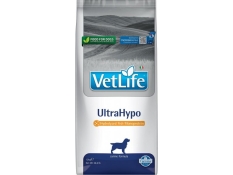 Farmina Vet Life Natural Diet Dog Ultrahypo сухой лечебный корм для собак для снижения пищевой аллергии и/или непереносимости ингредиентов и питательных веществ 12 кг (арт 184491)