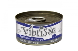Vibrisse Mackerel in Water влажный корм для кошек с макрелью в собственном соке 70 г (арт A1018778)