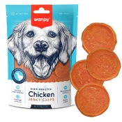 Wanpy Chicken Jerky Chips Dog лакомство для собак, чипсы куриные вяленые 100 г (арт CB-02H)