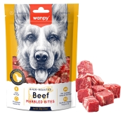 Wanpy Dog Beef Marbled Bites лакомство для собак, мраморная говядина кусочки 100 г (арт MA-15S)