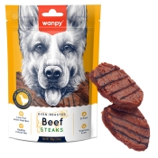 Wanpy Dog Beef Steaks лакомство для собак, стейк гриль говядина курица 100 г (арт MA-31)