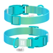WauDog Nylon Recycled Gradient Blue нашийник для собак нейлоновий градієнт блакитний XL (арт 47032)