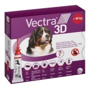 Ceva Vectra 3D капли для собак от 40.1 до 65 кг от блох, насекомых и иксодовых клещей 1 шт (арт 81671)