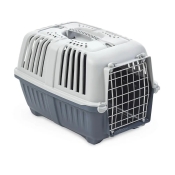 Pratiko 3 Metal Dark Bluе переноска для кошек и собак до 24 кг с металлическими дверцами микс синий 60х40х38 см (арт 70242)