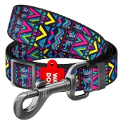 Поводок WAUDOG Nylon, "Инди", регулируемый, Ш 20 мм, Дл 152-183 см, M (арт 5283)