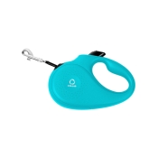 Collar Blue поводок-рулетка для собак голубая со светоотражающей лентой размер M (арт 81252)
