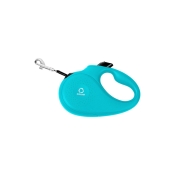 Collar Blue поводок-рулетка для собак голубая со светоотражающей лентой размер XS (арт 81232)