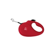 Collar Red поводок-рулетка для собак красная со светоотражающей лентой размер XS (арт 81233)