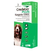 Credelio Plus таблетки от блох, клещей и глистов для собак весом от 11 до 22 кг (арт 184439)