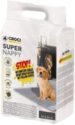 Croci Super Nappy пелюшки з активованим вугіллям для собак та котів 57х54 см 14 шт. (арт C6028170 вугілля)