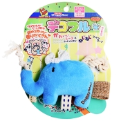 DoggyMan Fully Decorated Elephant іграшка для собак м’який слоник з пищалкою 14.5x3x8 см (арт 85714)