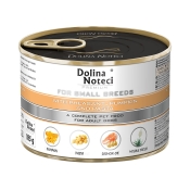 Dolina Noteci Dog Premium Small Breed With Pheasant влажный корм для собак мелких пород с фазаном, тыквой и лапшой 185 г (арт DN 185 (410))