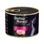 Dolina Noteci Kitten Premium Turkey Filet влажный корм для котят мясные кусочки в соусе с индейкой 185 г (арт DN 185 (817))