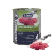 Dr.Clauder's Dog Selected Meat Duck & Sweet Potato Adult All Breed влажный корм для взрослых собак всех пород с мясом утки и бататом 800 г (арт 32381000)