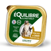 Equilibre & Instinct Dog Duck & Pea влажный корм для собак с уткой и горохом 300 г (арт 7986)