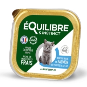 Equilibre & Instinct Kitten Salmon & Carrot влажный корм для котят с лососем и морковью 85 г (арт 7977)