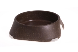 Fiboo Eco Bowl Brown M миска для животных без антискользящих накладок 400 мл (арт FIB0008)