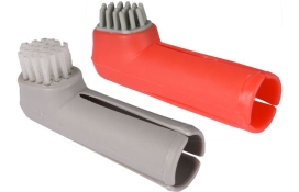Flamingo Finger Toothbrush Set набір зубна щітка на палець, комплект з 2-х щіток (арт 5312083)