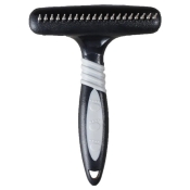 Flamingo Groo"ME Rake 20 Teeth расческа однорядные грабли для длинношерстных собак, 20 зубцов (арт 1030284)