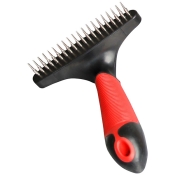 Flamingo Undercoat rake Fine Premium Care грабли расческа для собак, однорядная 16x10x1.5 см (арт 1030315)